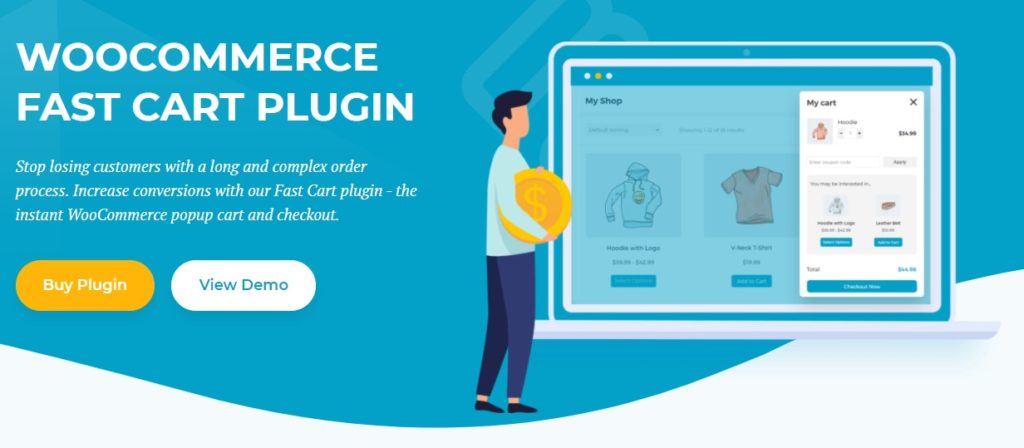 Plugins WooCommerce Fast Cart Plugin pour personnaliser la page de panier woocommerce