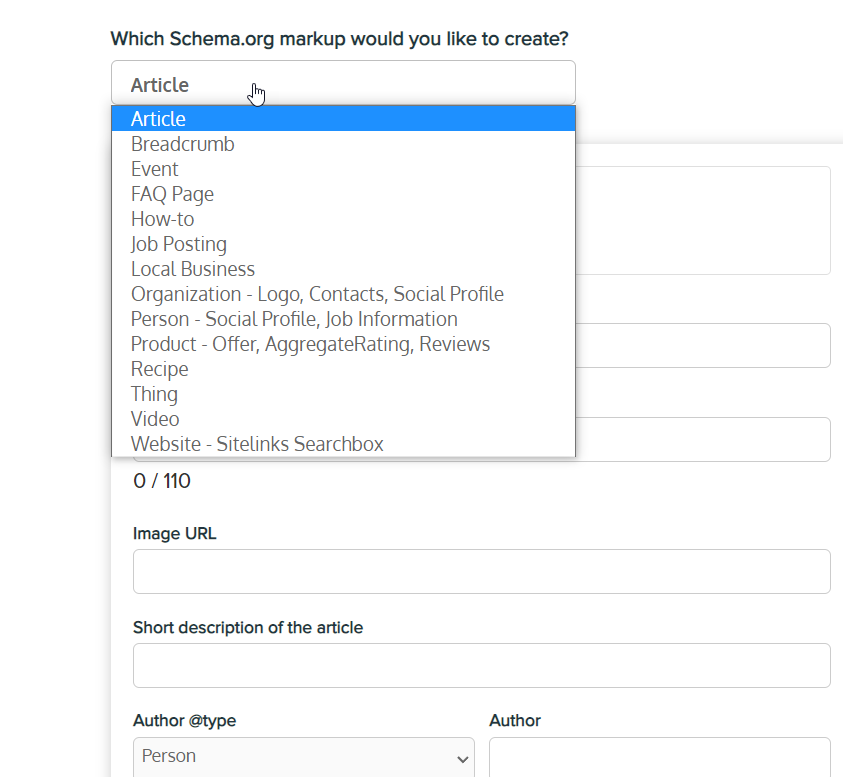 tous les balisages de schéma ajoutent un balisage de schéma à wordpress
