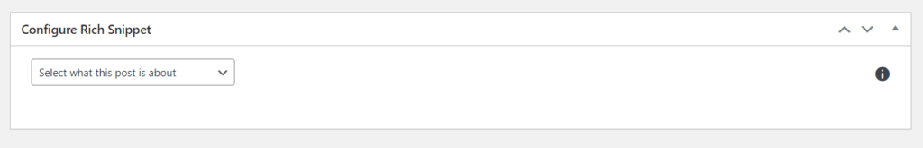 configurer l'extrait enrichi