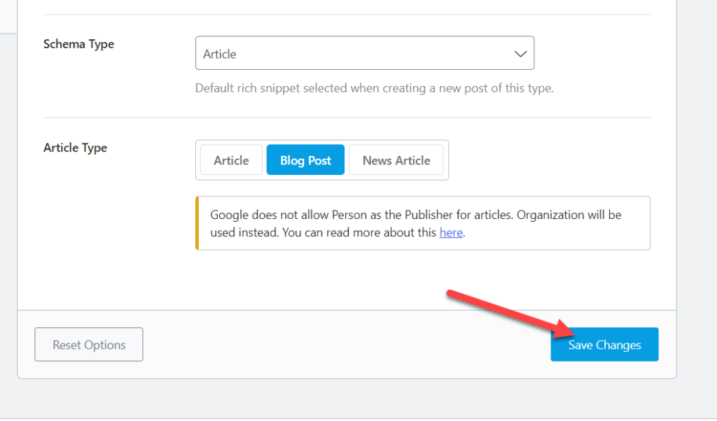 enregistrer les modifications