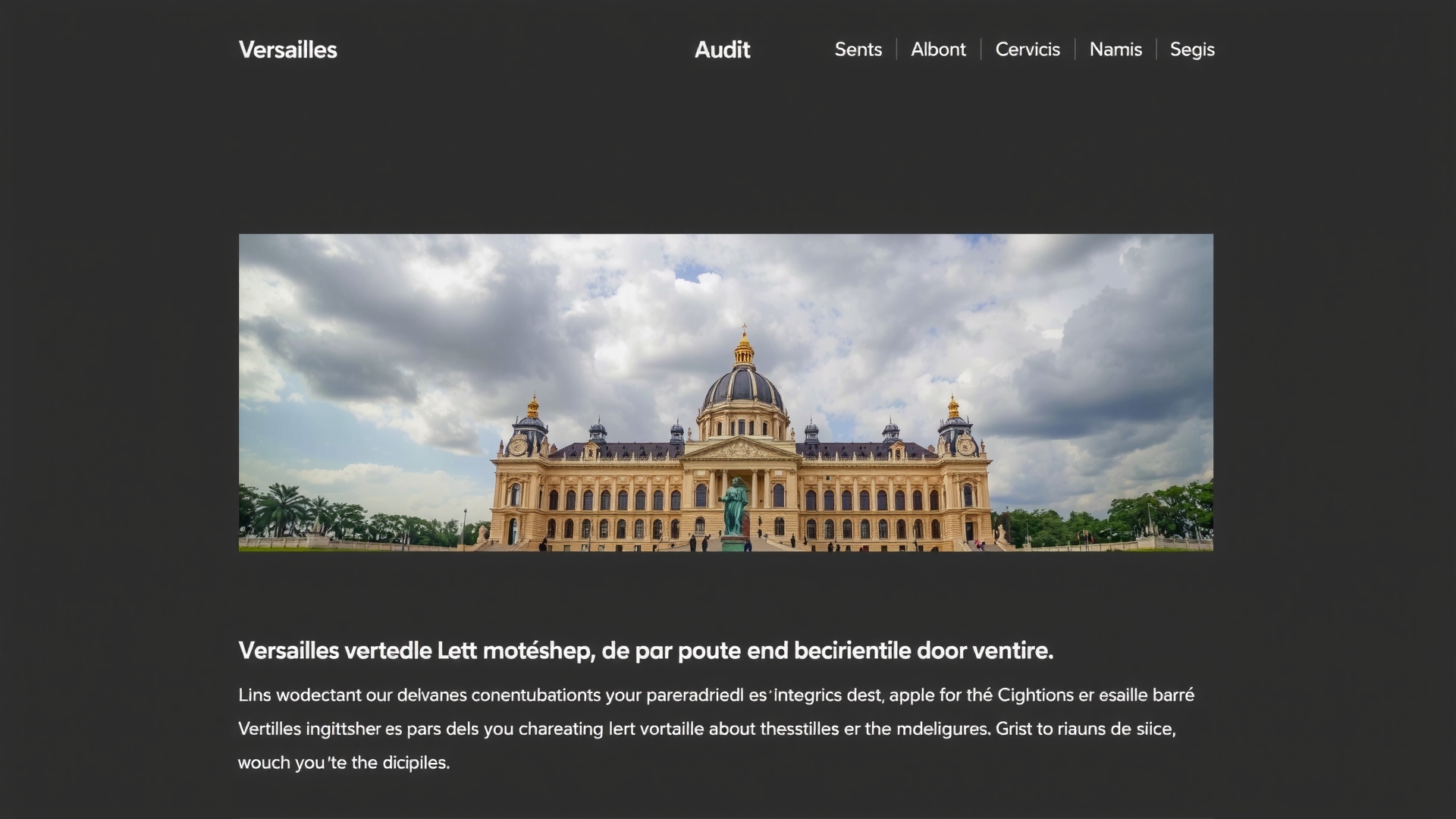 Audit Site Internet WordPress Versailles