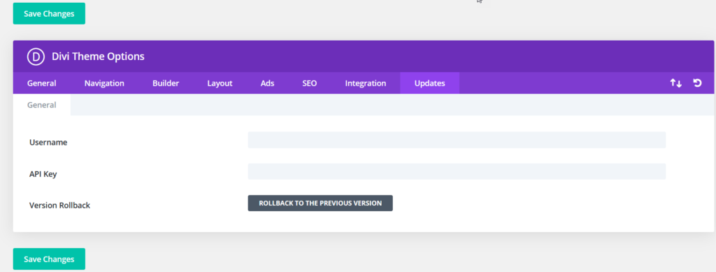 Pupdates à thème divi