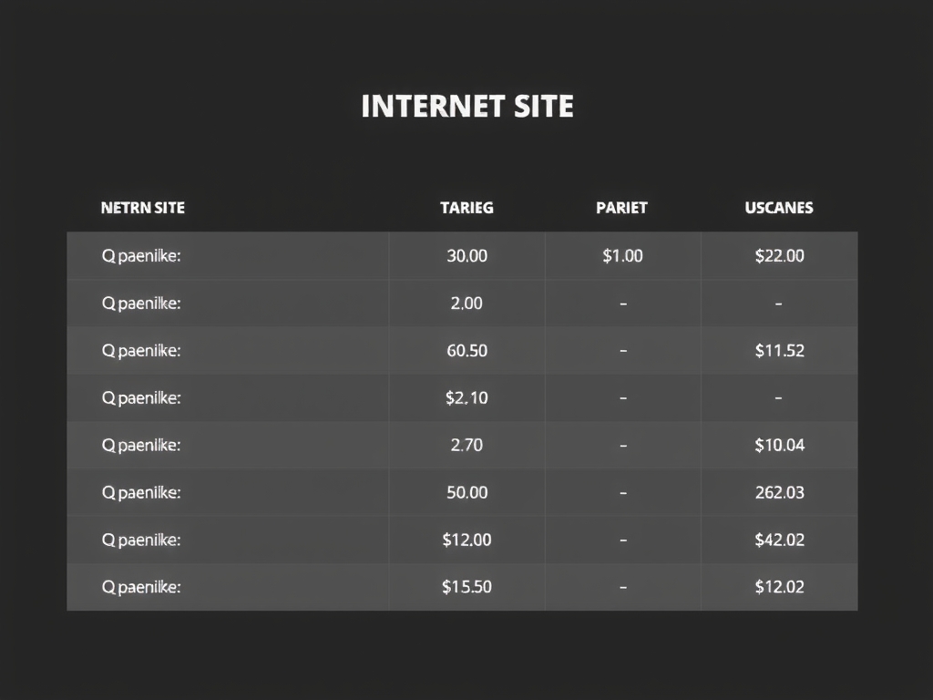 Tarif Site Internet