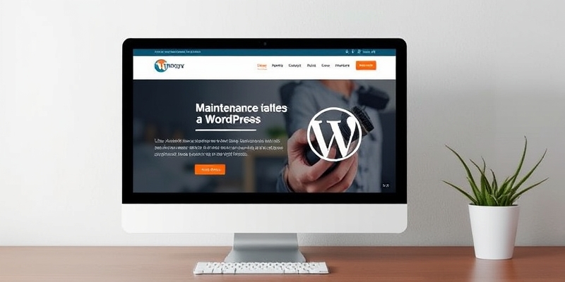 changer page maintenance wordpress