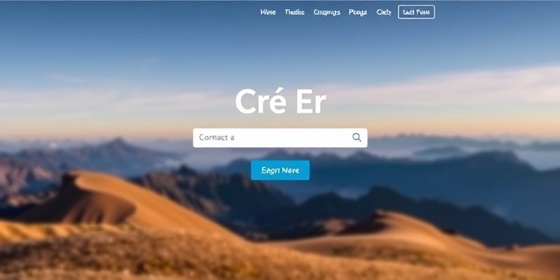 CréEr Landing Page WordPress