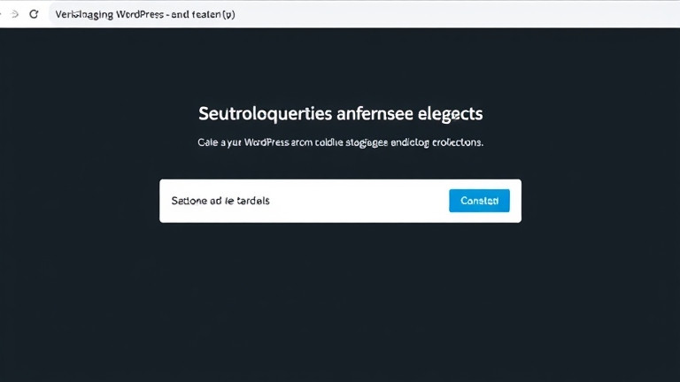 Sauvegarder WordPress avant migration : Guide staging