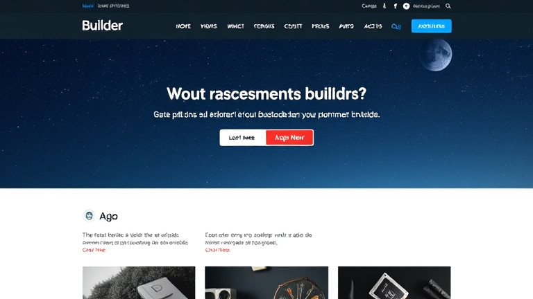 Creer un site avec un builder page wordpress