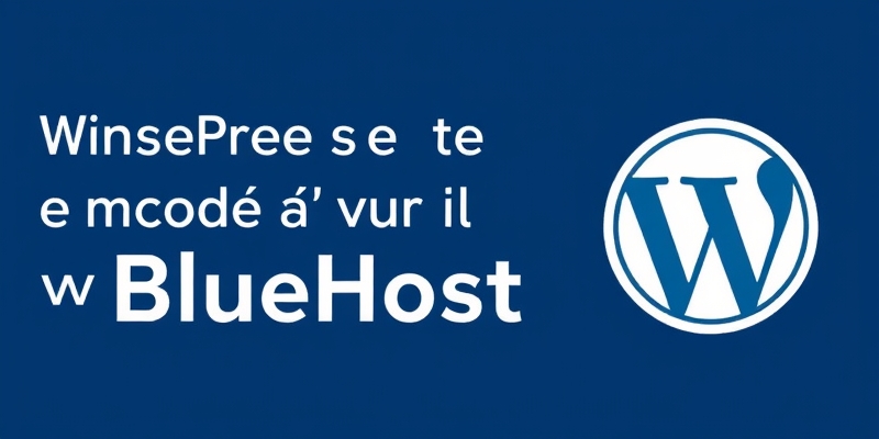 maintenance et mise à jour wordpress avec bluehost
