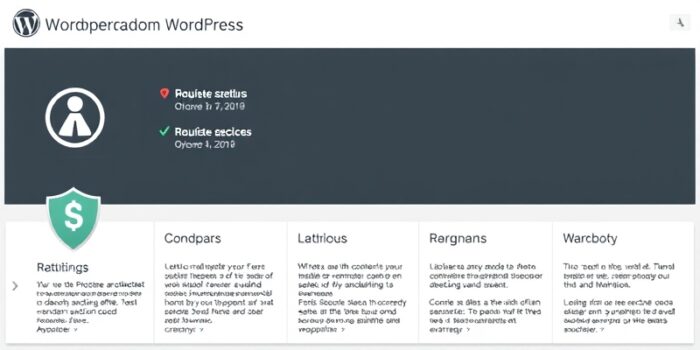 maintenance et sécurité wordpress