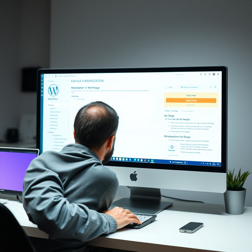 maintenance technique wordpress