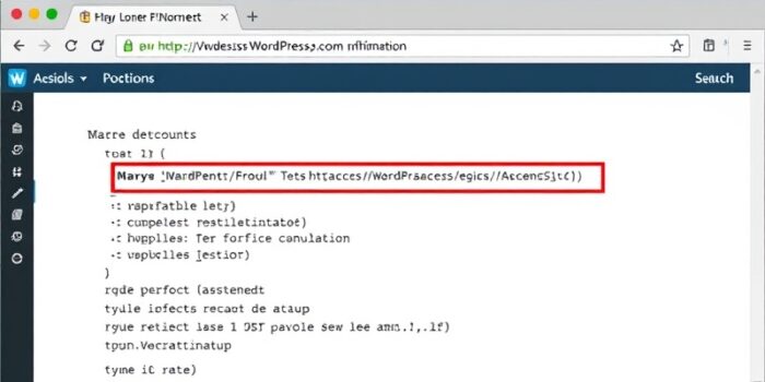 maintenance wordpress htaccess