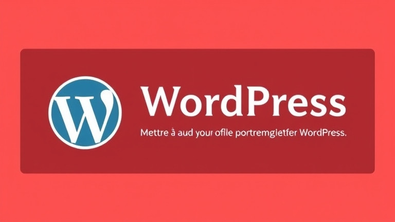 Mise à Jour WordPress Sécurisée et Performante