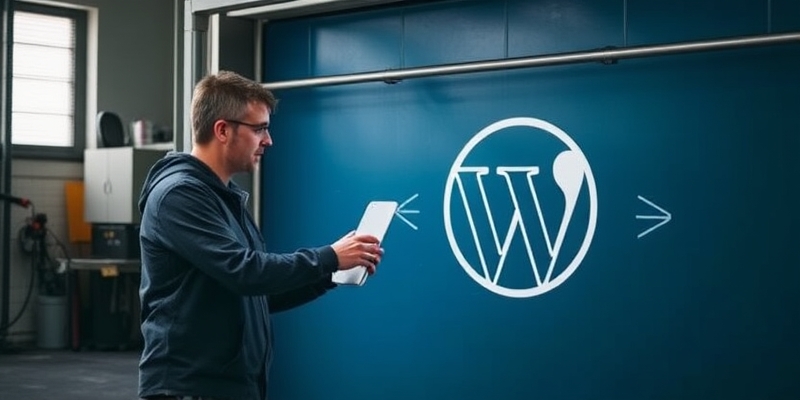 mettre theme bjorn maintenance wordpress