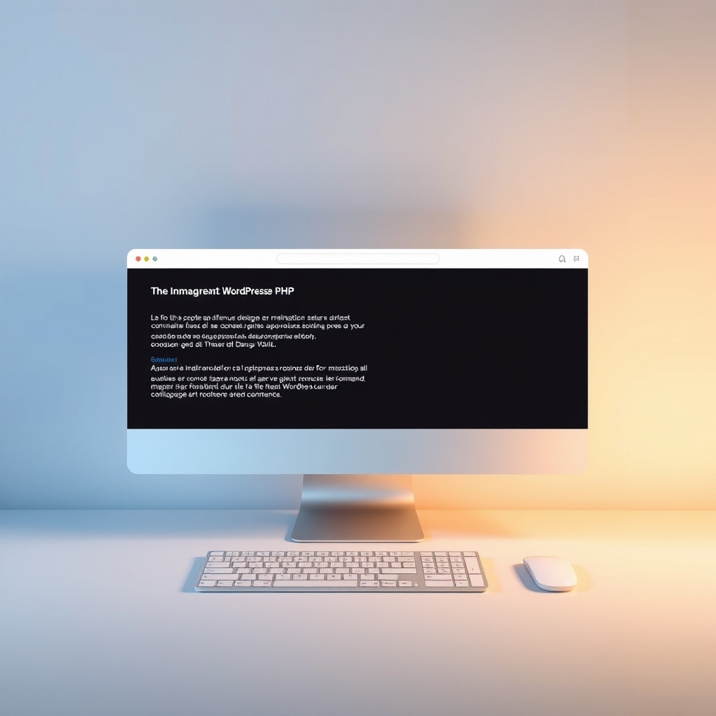 page maintenance wordpress sans plugin