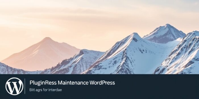 plugin wordpress de maintenance