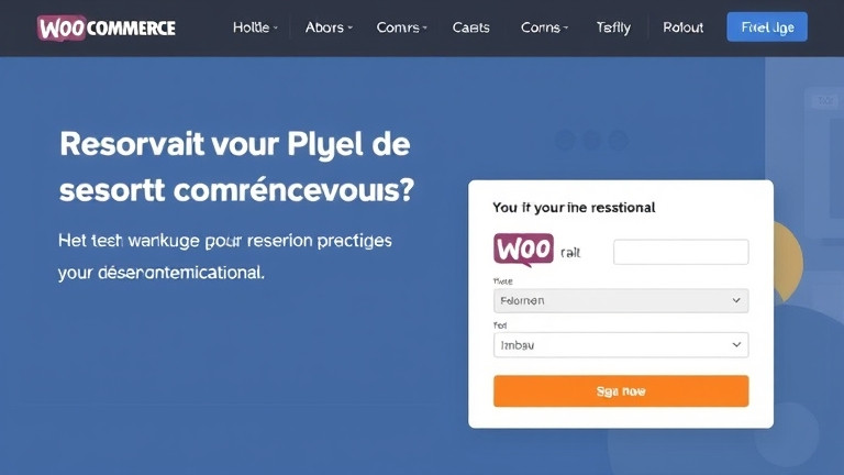 Plugins WooCommerce pour réservation et rendez-vous