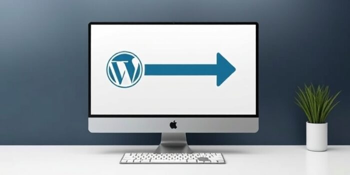 redirige vers copie de son site wordpress maintenance