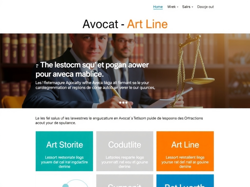 Site Web pour Avocat