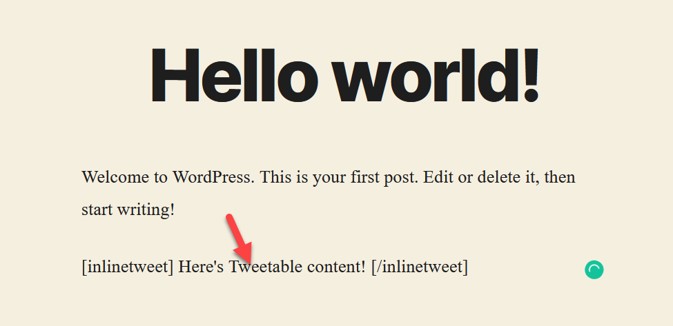 Connect Twitter with WordPress - add tweetable content