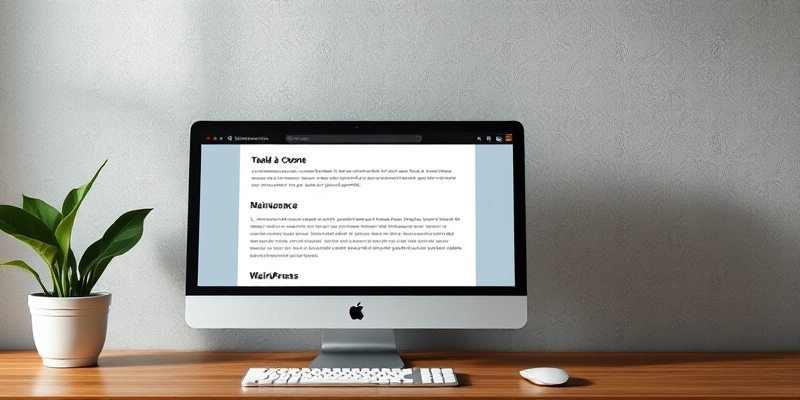 under maintenance page wordpress