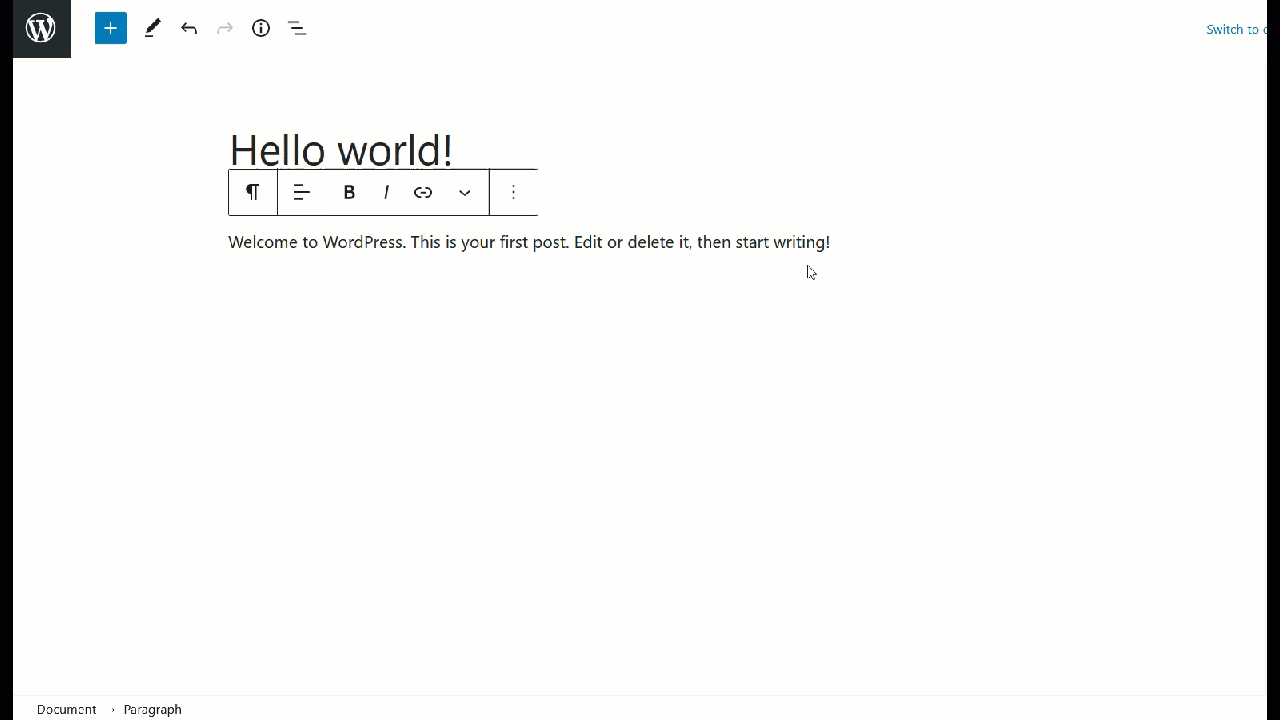 utiliser le bloc Twitter