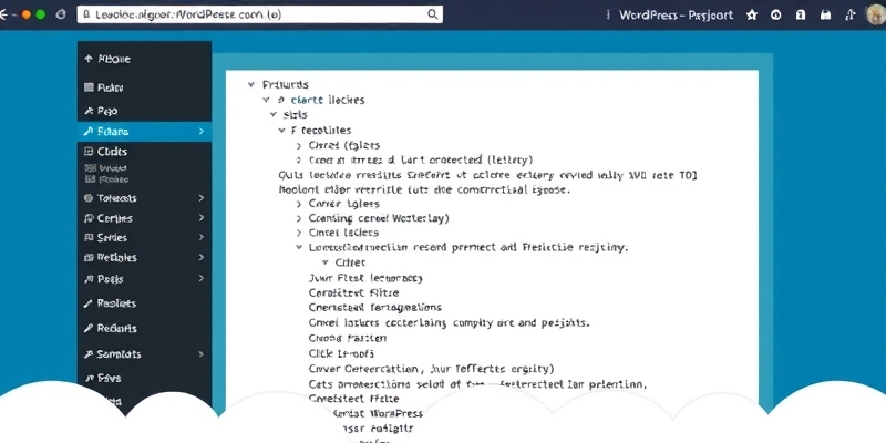 wordpress .maintenance file