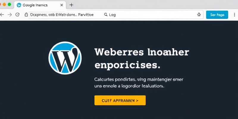 wordpress backup & maintenance