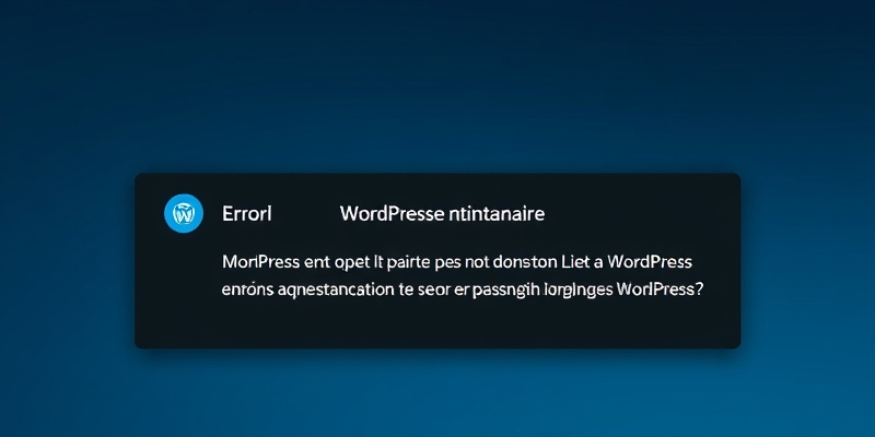 wordpress bug maintenance