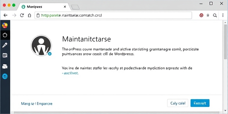 wordpress deactivate maintenance mode