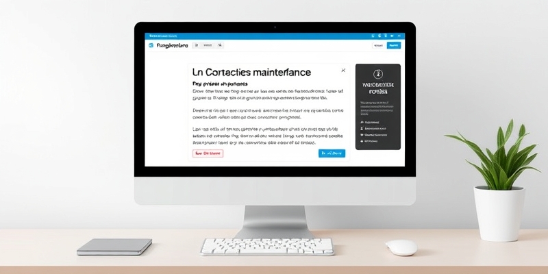 wordpress extension gratuite maintenance