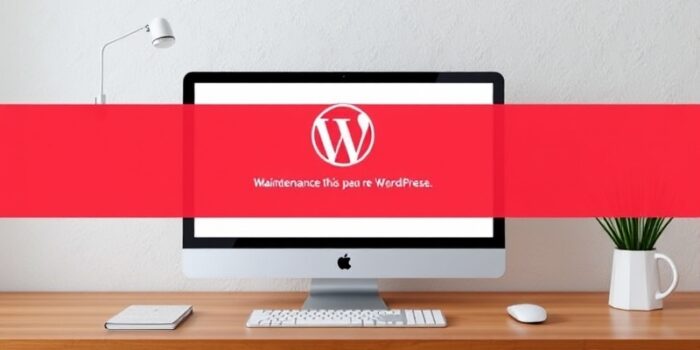 wordpress extenssion maintenance