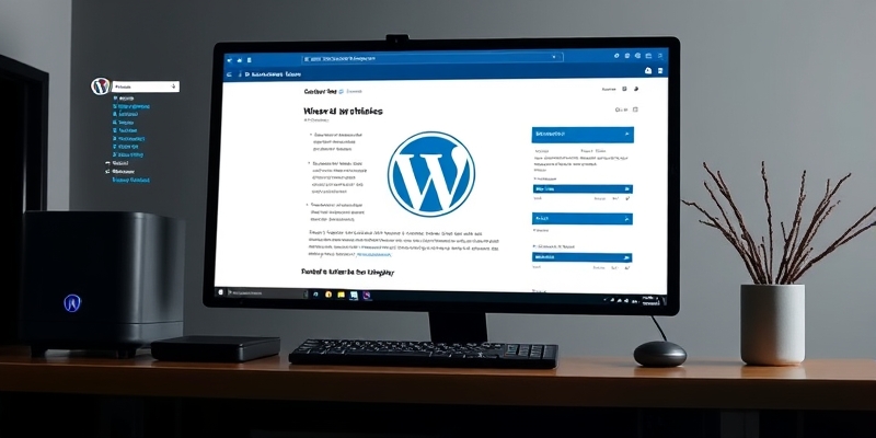 wordpress lock in maintenance