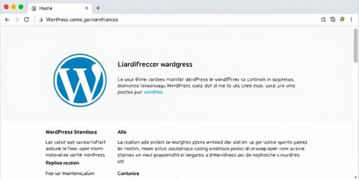 wordpress maintenance awful