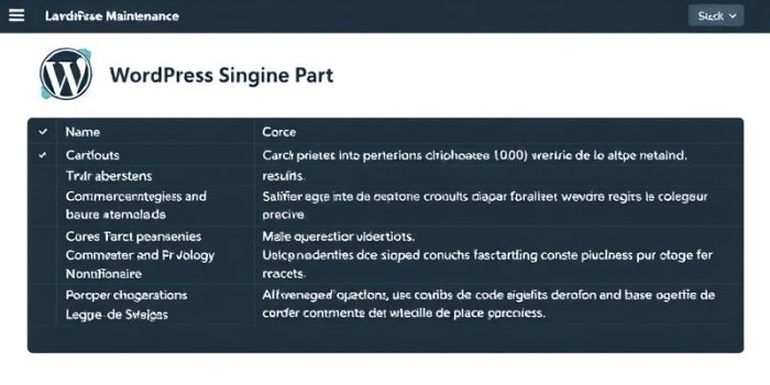 wordpress maintenance mode database