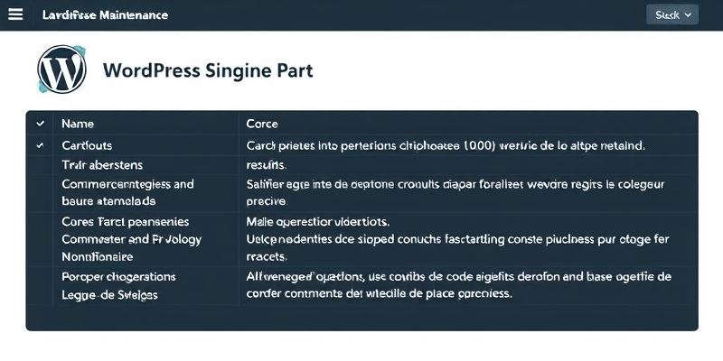 wordpress maintenance mode database