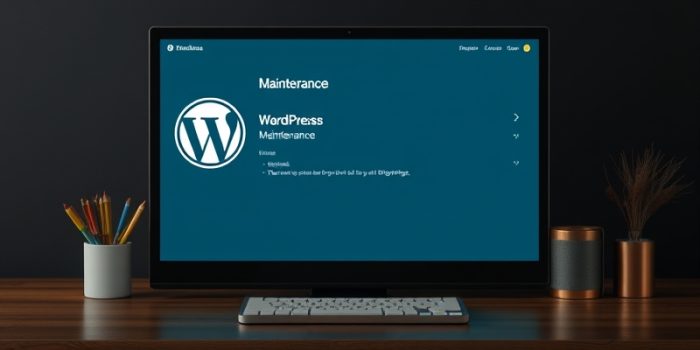 wordpress maintenance mode doesn&rsquo;t work