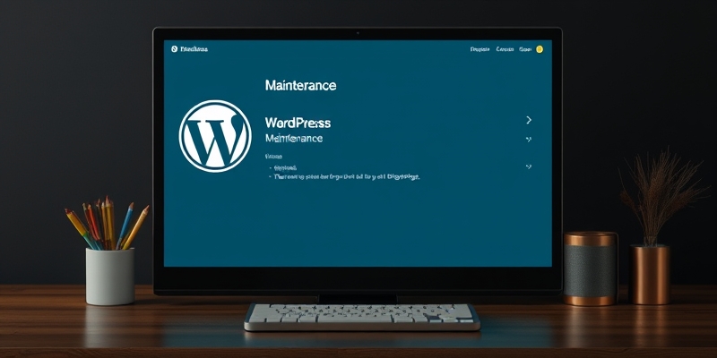 wordpress maintenance mode doesn&rsquo;t work