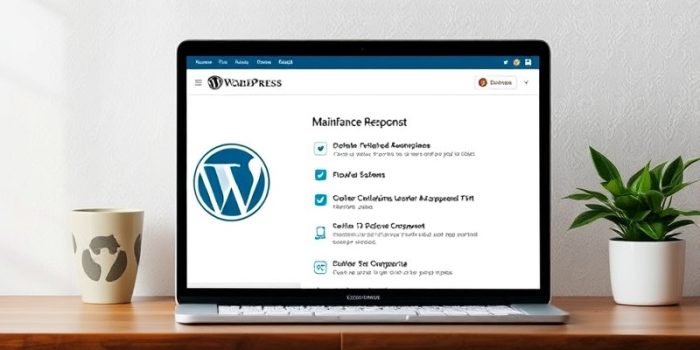 wordpress maintenance mode mailchimp