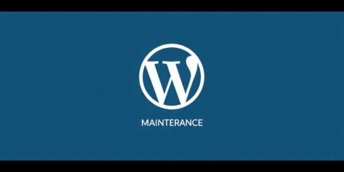 wordpress maintenance mode not working