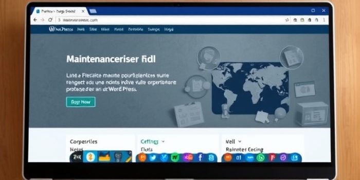 wordpress maintenance mode preview