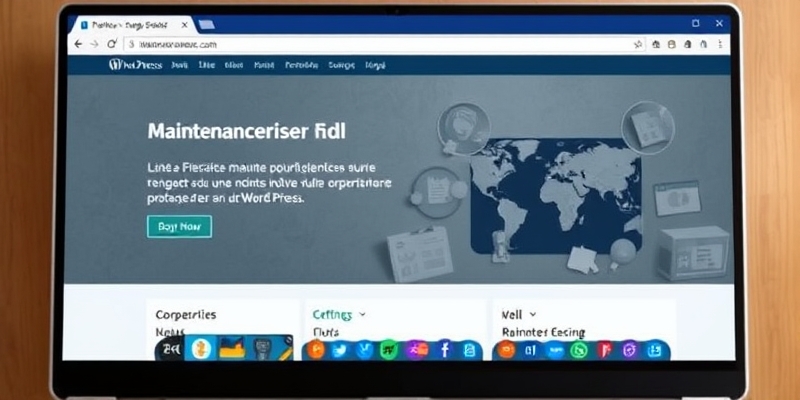 wordpress maintenance mode preview
