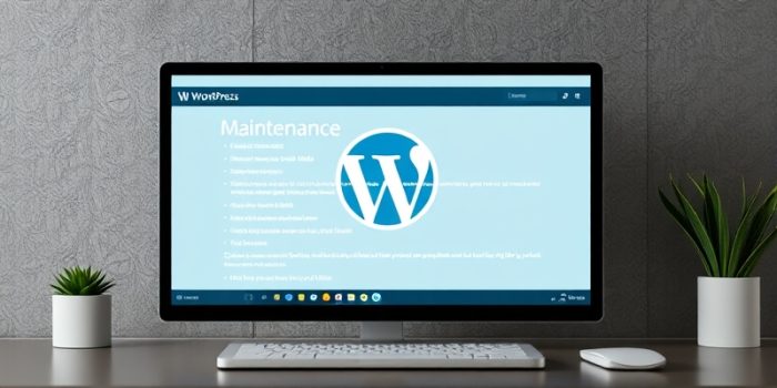 wordpress maintenance mode problem