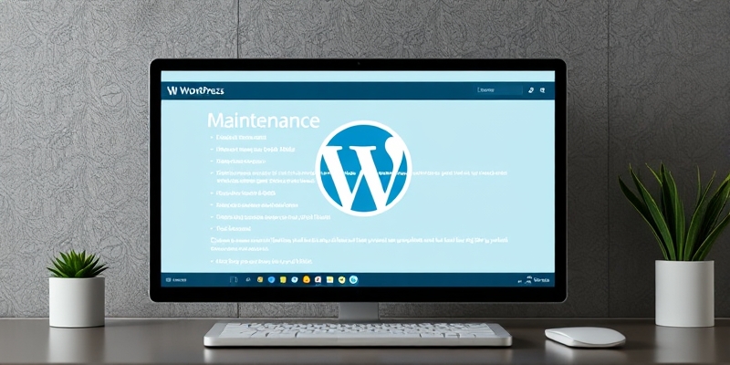 wordpress maintenance mode problem