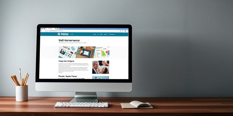 wordpress maintenance page html