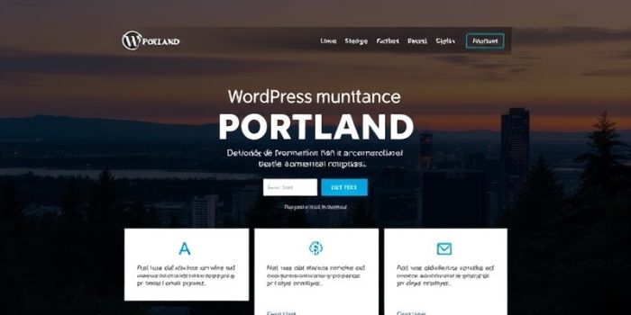 wordpress maintenance portland