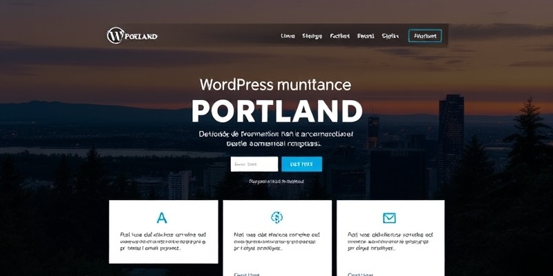 wordpress maintenance portland
