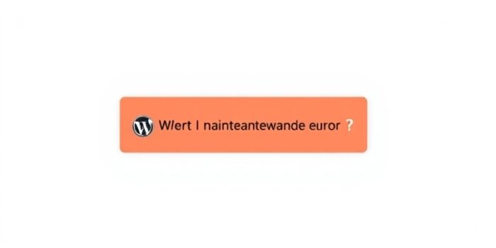 wordpress maintenance shit