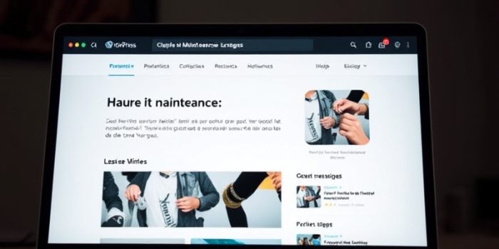 wordpress mettre en place une page de maintenance