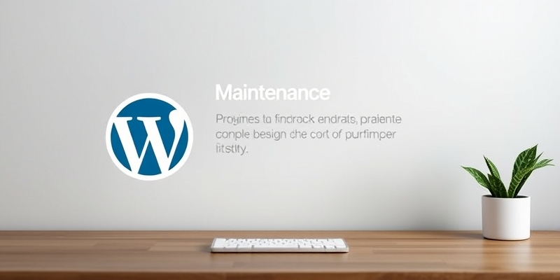 wordpress mode maintenance bloqué