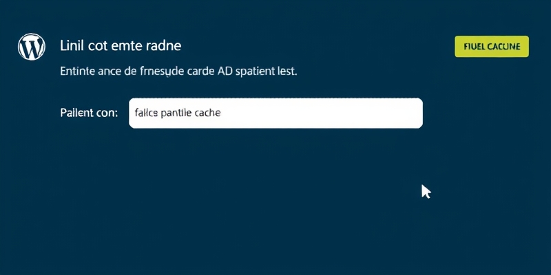 wordpress mode maintenance bloqué cache